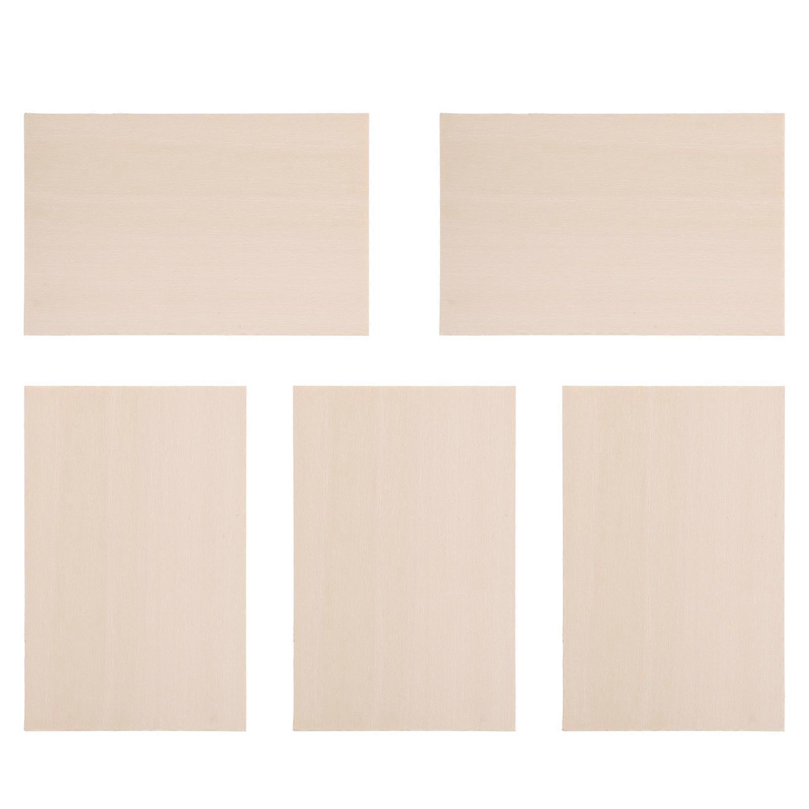 Diy Wood Planks Wood For Crafts Unfinished Diy Enthusiasts Home Decoration Beige Rectangular Planks Graffiti 5Set