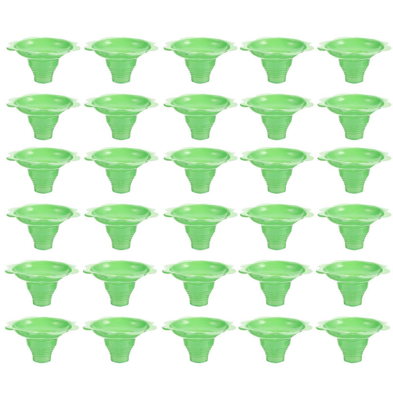 Ice Cream Float Cups Disposable Ice Cream Cups Multipurpose Flower Shape For Casual Family Dinners 100Pack