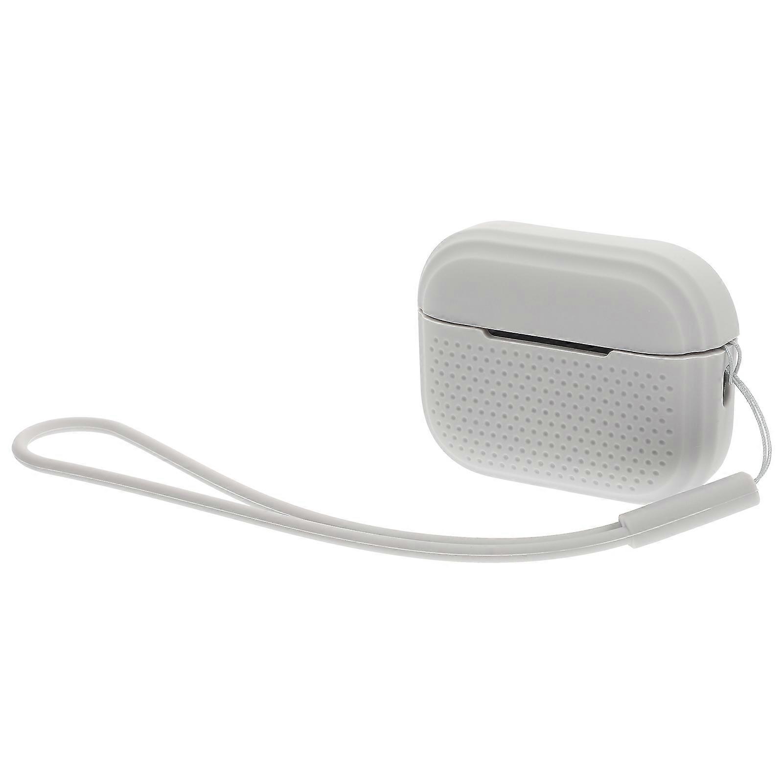 Pure Color Earbud Box Shockproof Anti-Slip Silicone Case For Travel Storage 1Set