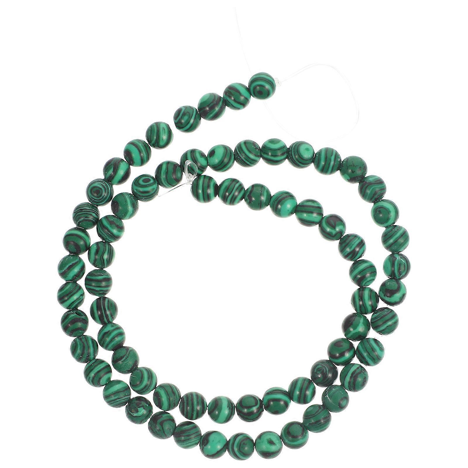 Bead for DIY Natural Stone Round Loose Beads 10mm Craft Projects 1 Strip