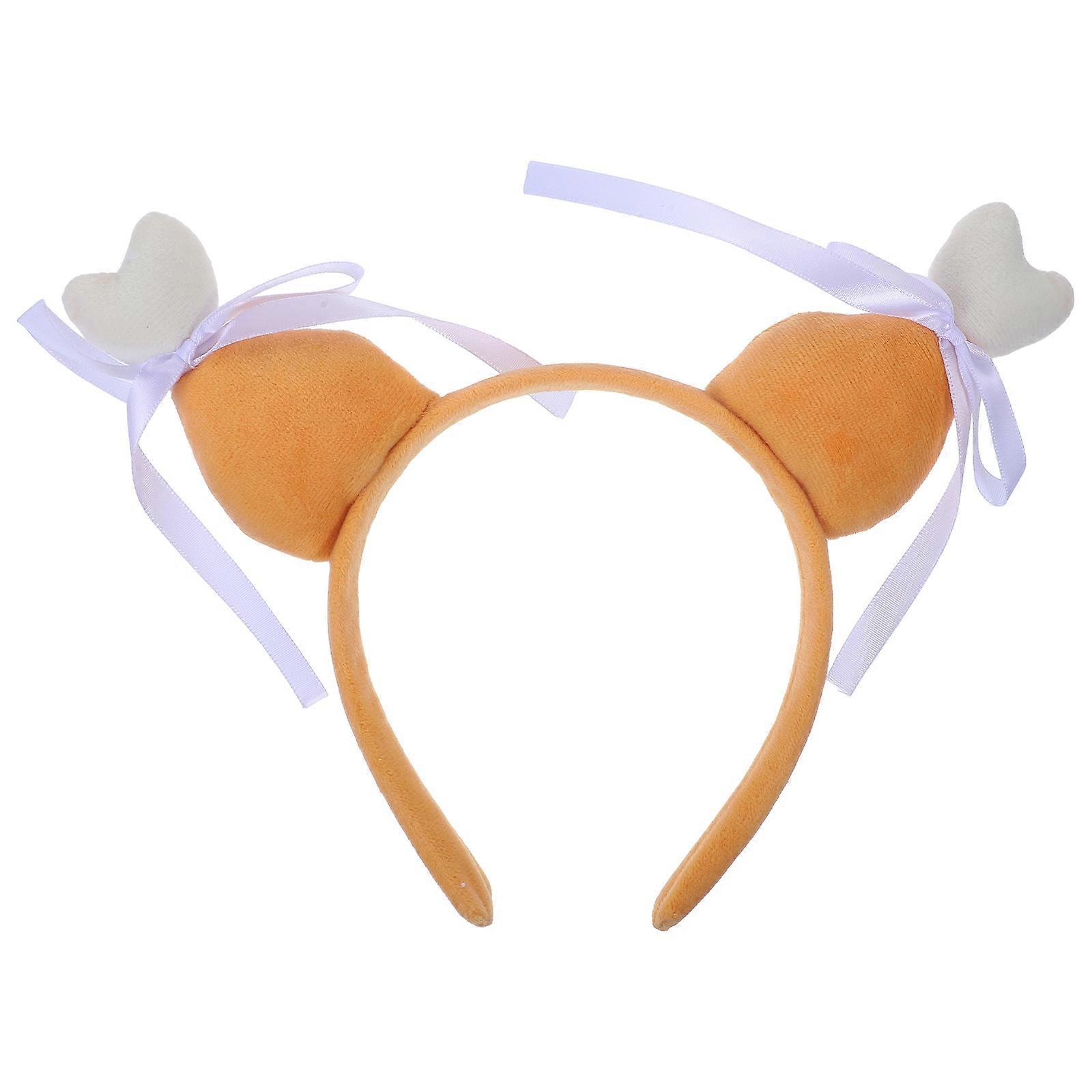 Cute Plush Turkey Leg Headband Lightweight Comfortable Party Photo Prop Costume Accessory for Thanksgiving