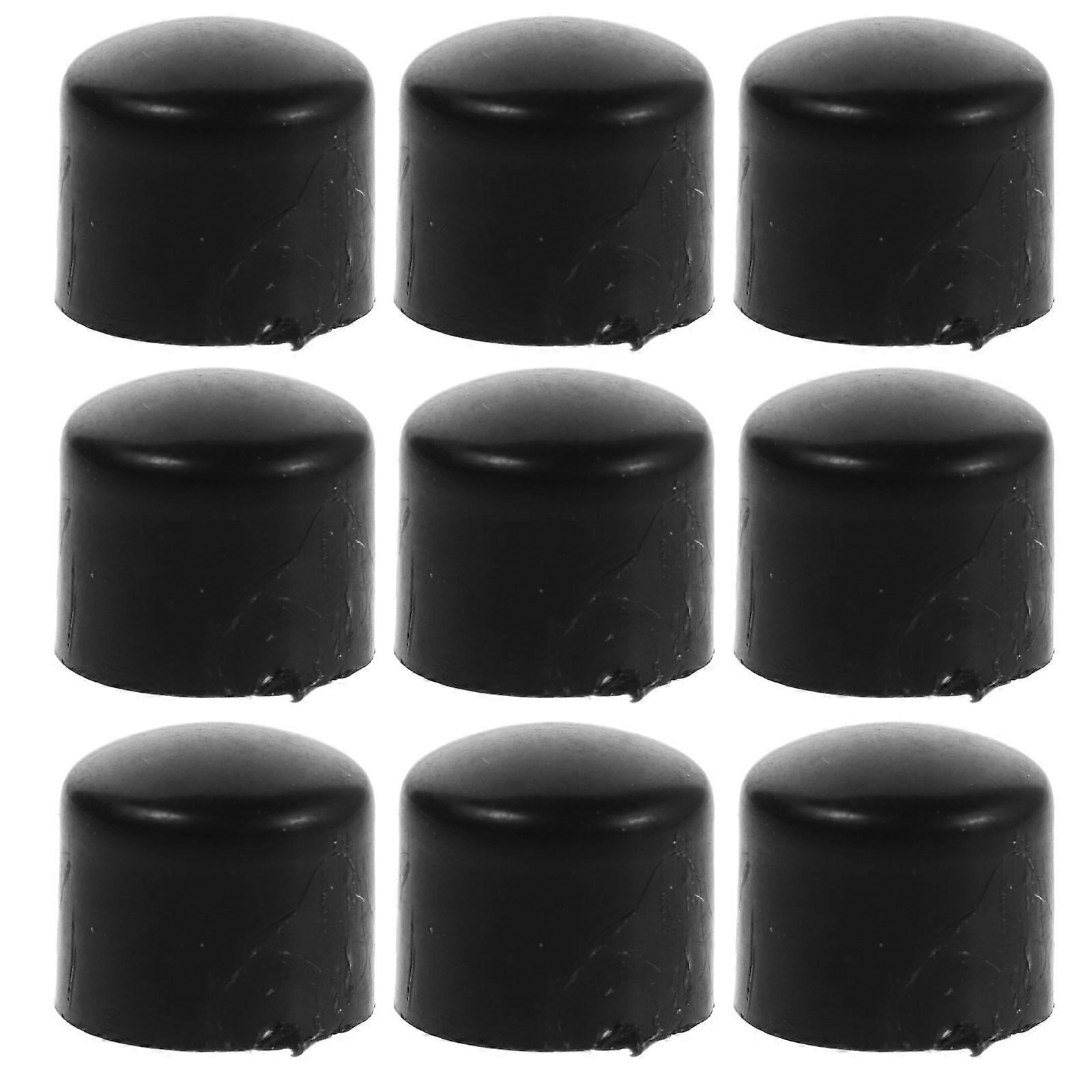 10pcs Plastic Foosball Pole Caps End Caps for Football Table Rods Easy Installation Safety Accessories for Foosball Machines