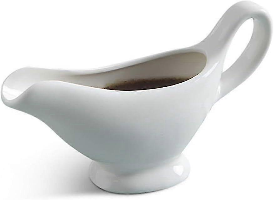 White Porcelain Gravy Boat Tableware