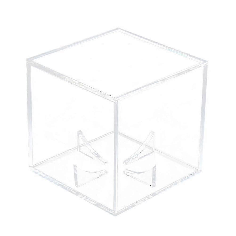 1 Pc Tennis Ball Case Transparent Square Acrylic Baseball Display Stand Storage Box Holder For Player Fan - MXBC 2025