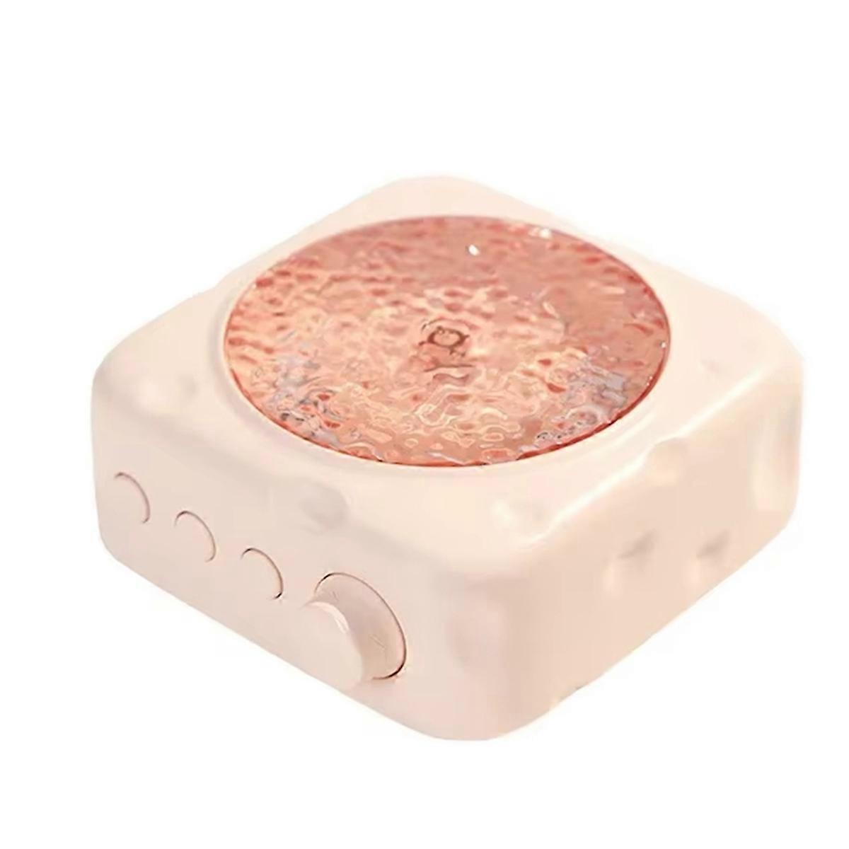 Portable Bluetooth Vinyl Speaker with Mood Lighting and Water Ripple Projection, Vintage Style B