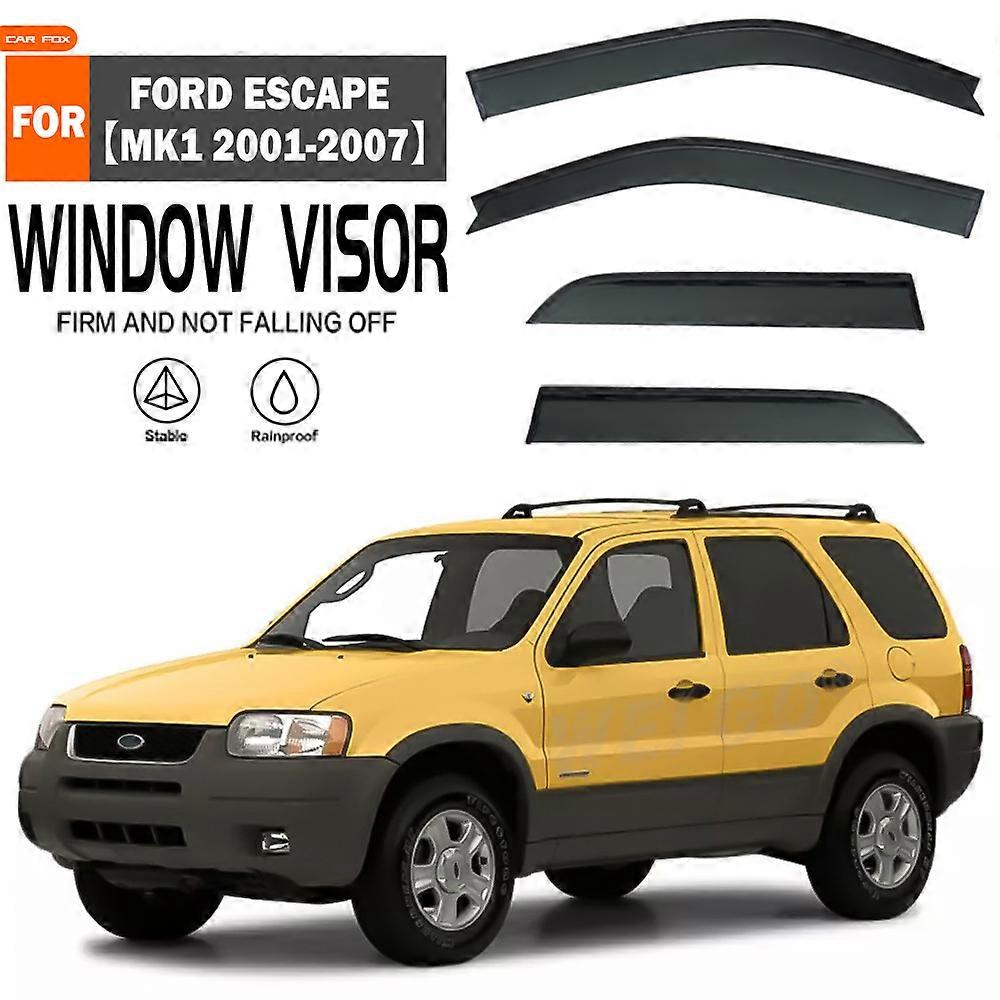 Applicable For FORD ESCAPE 2001-2020 Car Window Visor Awning Shelters Windshield Side Window Rain Sun Shade Auto Accessories