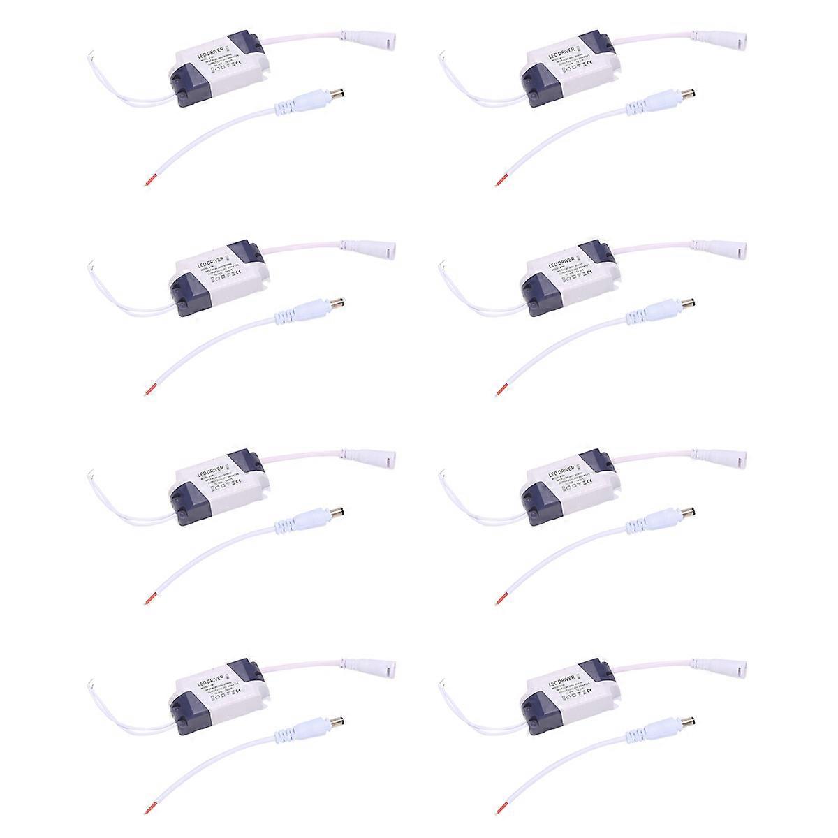 8X LED Transformer - Constant Transformer 4-7W LED Driver Power Supply Transformer DC12-24V