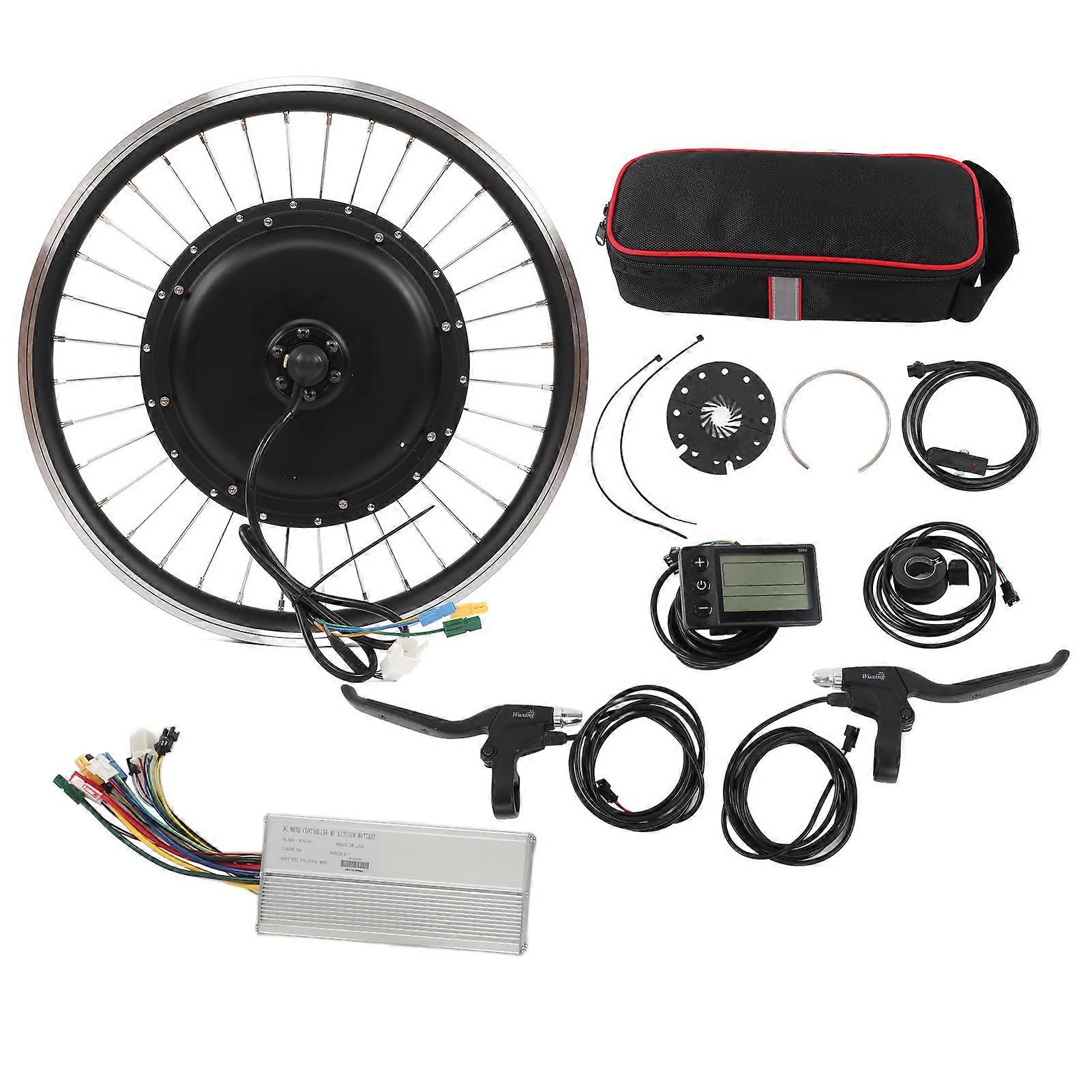 20 inch 48V 1500W Electric Bike Rear Wheel Motor Kit with 35A Controller and S866 LCD Meter