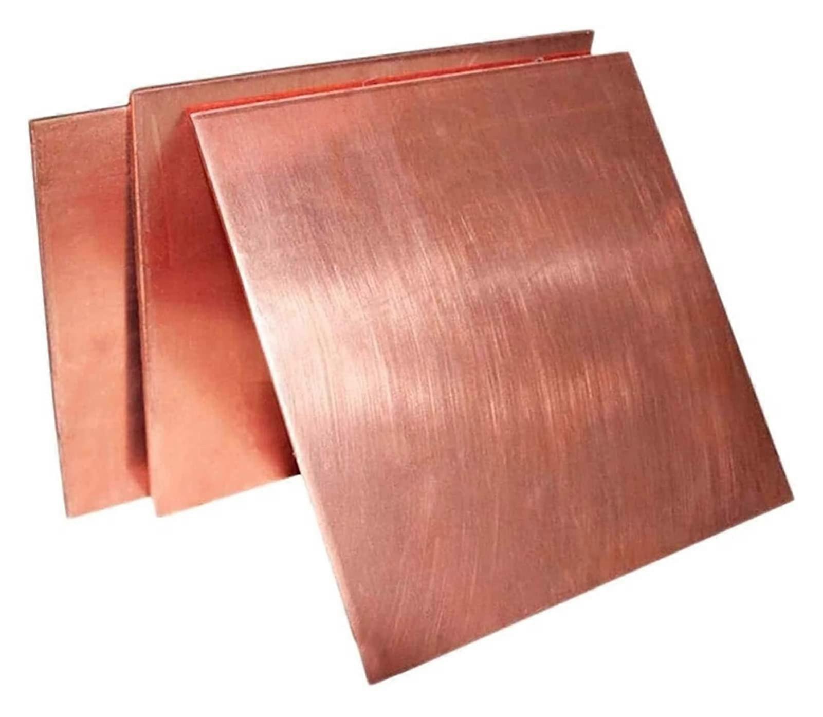 Copper Metal Plate, Brass Plate, Copper Sheet, Foil, Copper Sheet/2mm x 1000mm x 1000mm 2Mmx1000Mmx1000Mm