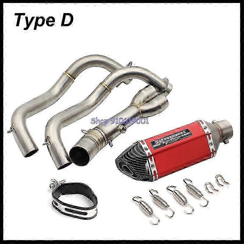 Slip-On Exhaust System for Certain Brand Motorcycle - Compatible with MT-07 FZ-07 Tracer 700 XSR700 (2014-2021)