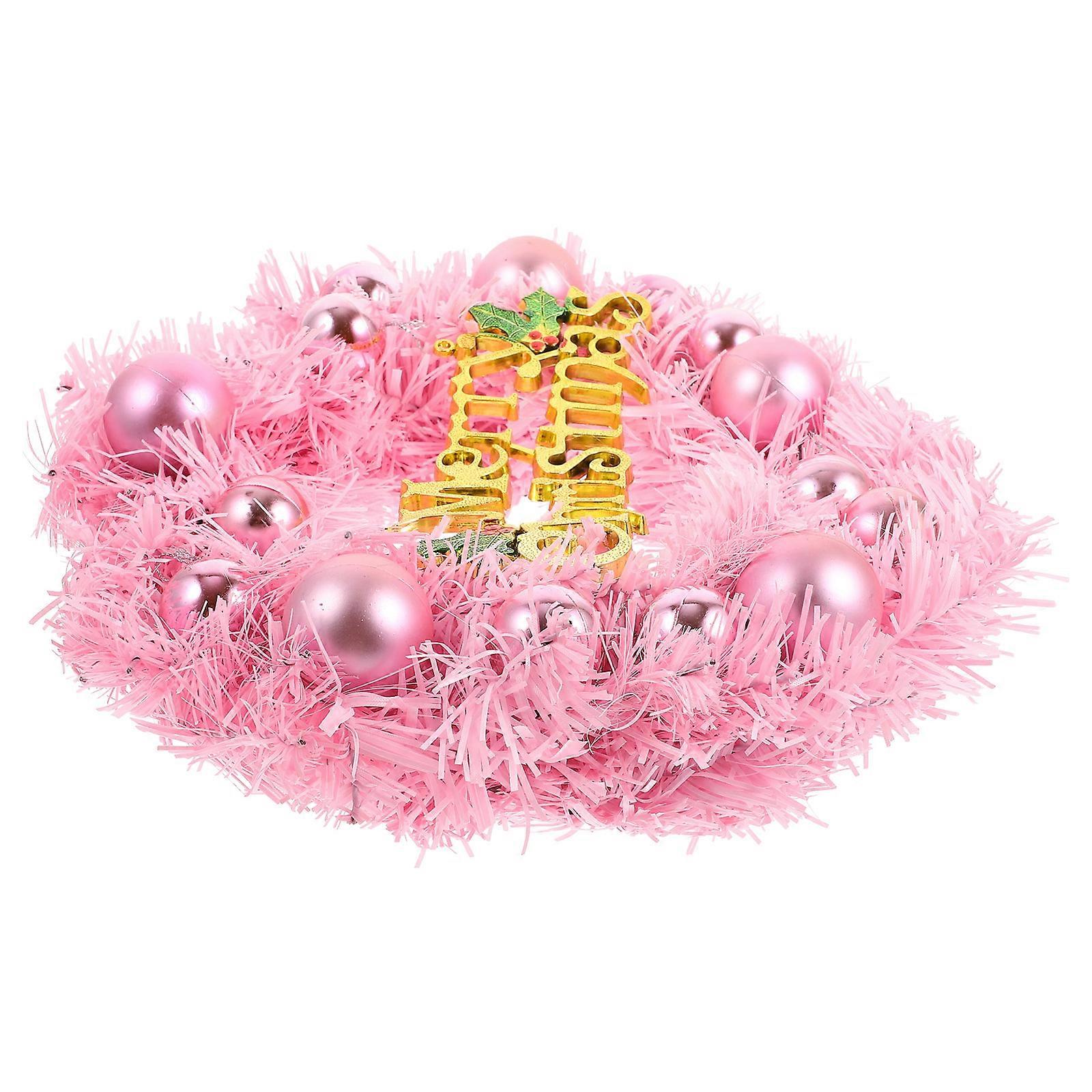 Christmas Wreath with Merry Christmas Sign – Festive Holiday Decoration for Cheerful Hanging Display