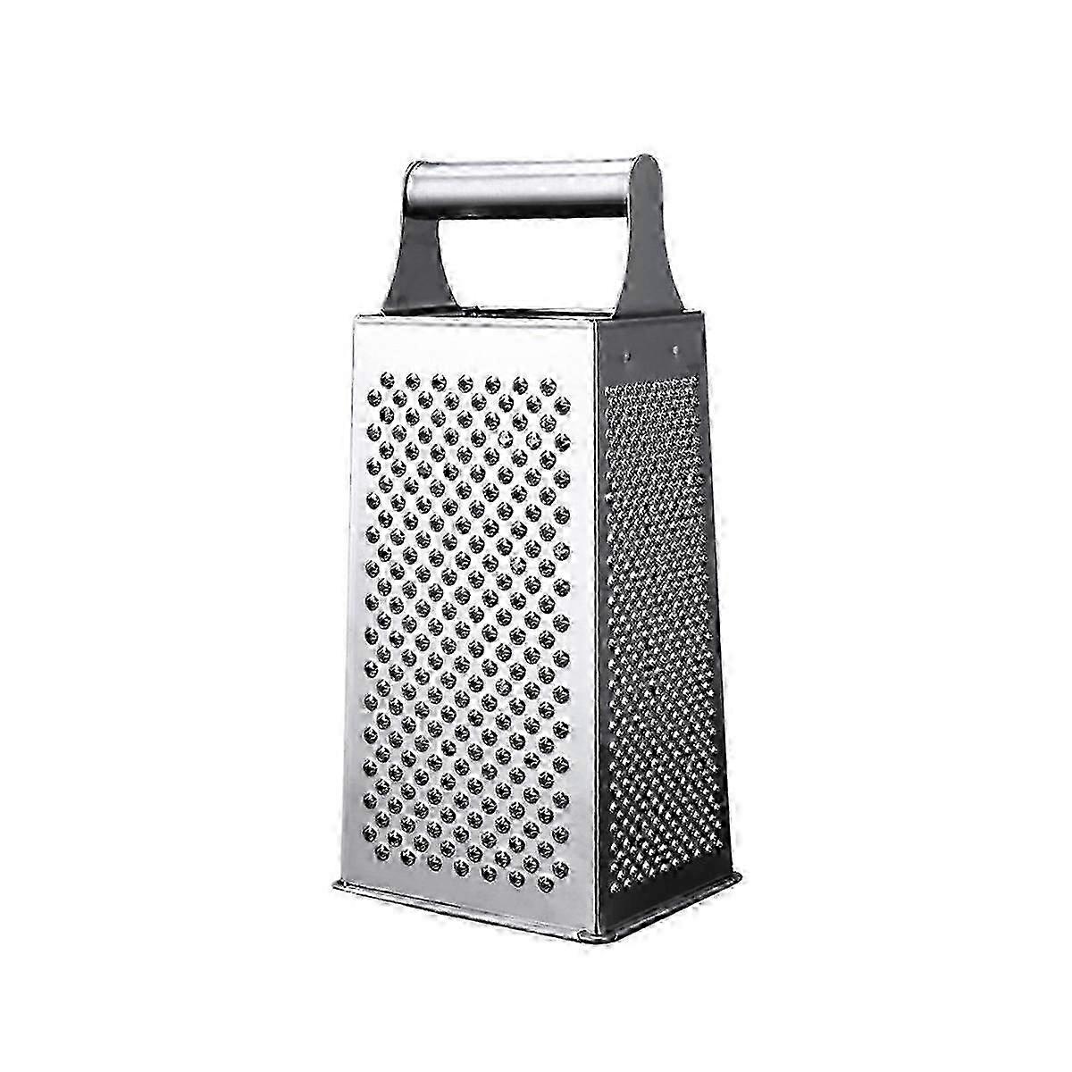 Stainless Steel Grater, Multi-Purpose Kitchen Tool, Sharp Blades for Efficient Grating, Dishwasher Safe, Ergonomic Handle for Comfort