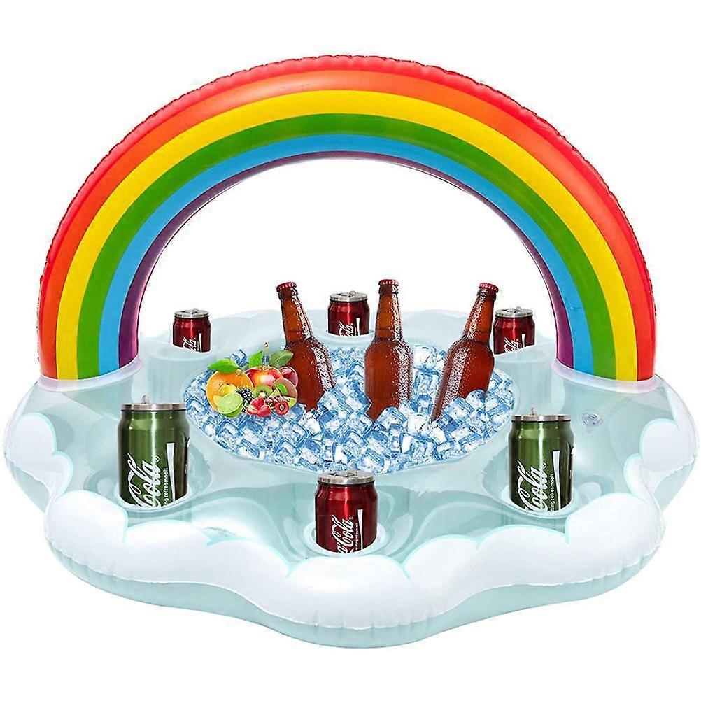 Rainbow Dreamer, Inflatable Pool Float For Stable And Portable Water Fun