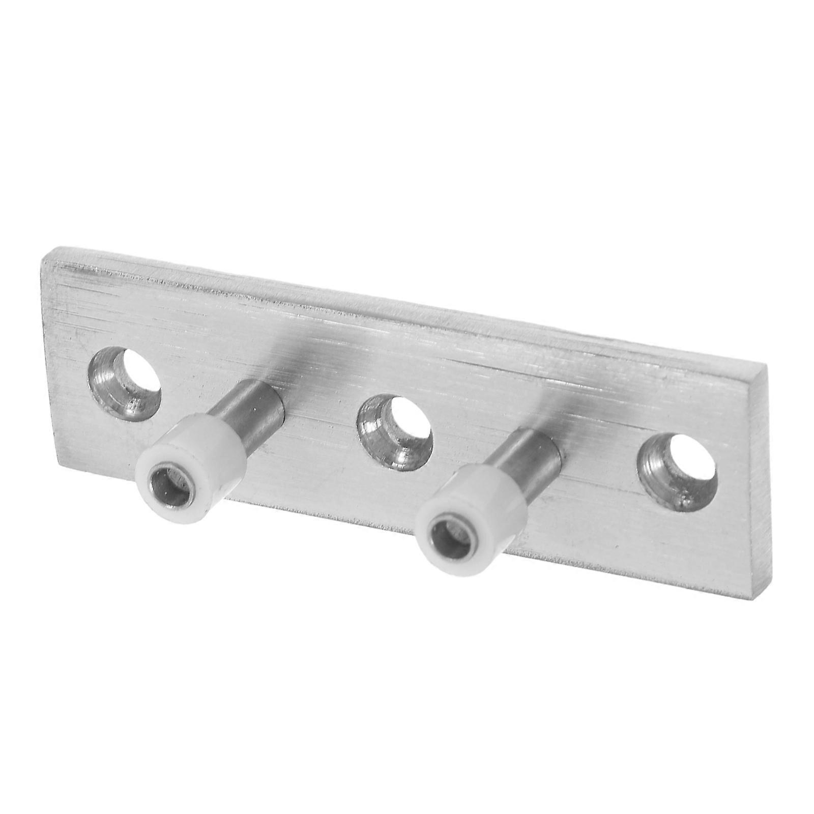 Barn Door Swing Stopper Stainless Steel Sliding Barn Door Bottom Floor Guide For Wood Doors Grooved Design Prevent Swinging 1Pack