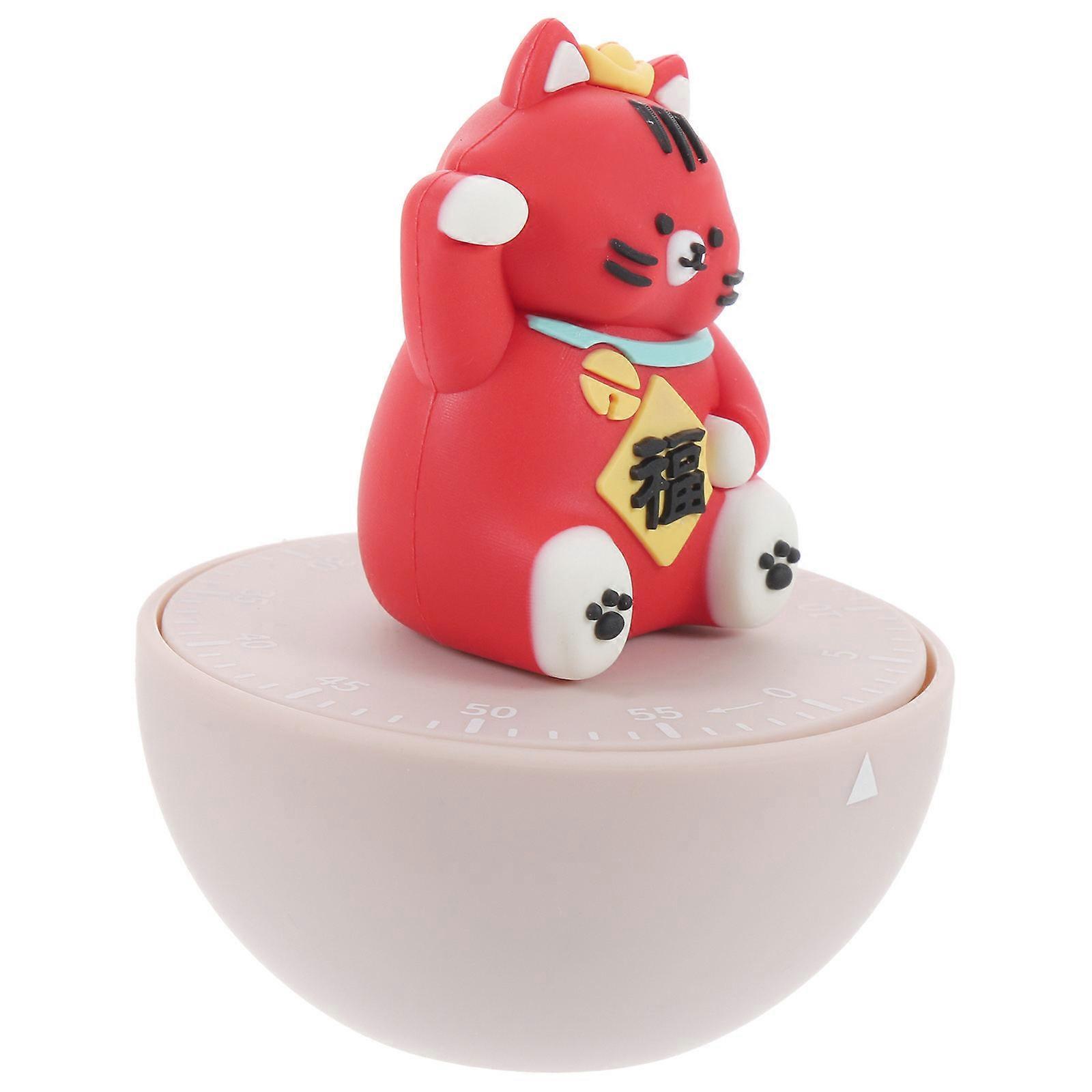 Mechanical Timing Device Kitchen Timer For Cooking 7.5X7.5X10CM ABS And Polyethylene Material 1Set