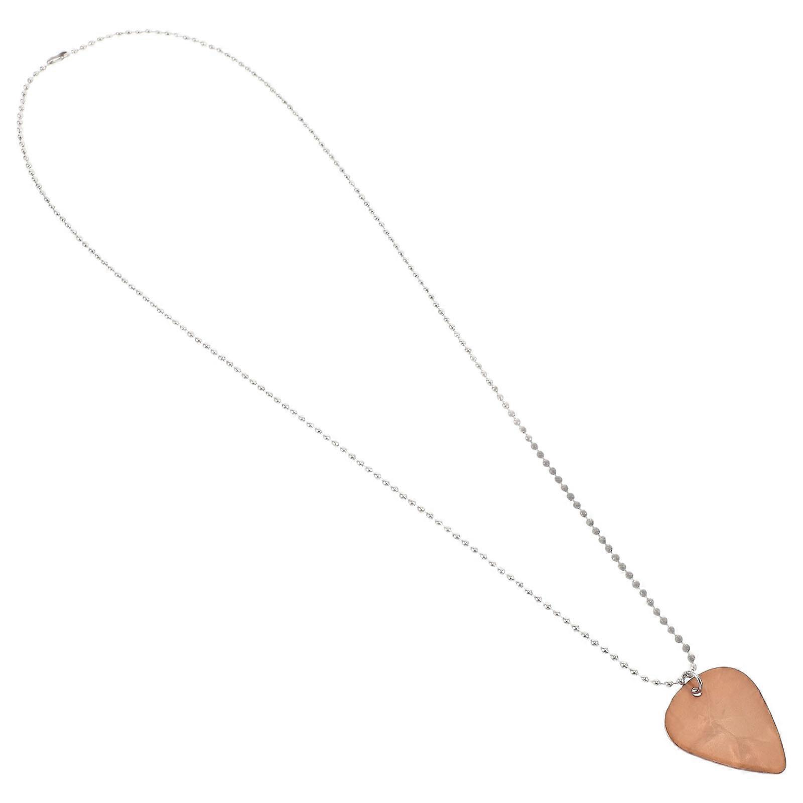 Pick Necklace Lightweight Resin For Guitarists Couples Music and Sleek Design Accessory Various Occasions 1Pcs