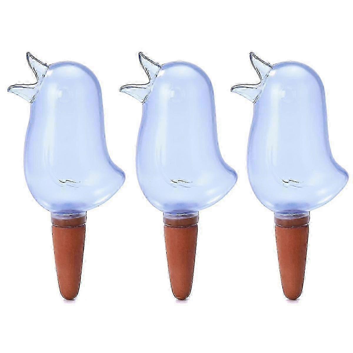 High Quality Automatic Plant Waterer, Bird-Shaped Hand-Blown Plastic Blue Balloon