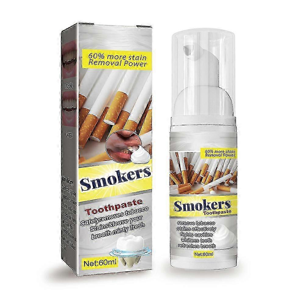 2025 60ml Smokers Toothpaste Teeth Stains Remove Toothpaste Professional Oral Care Supplies