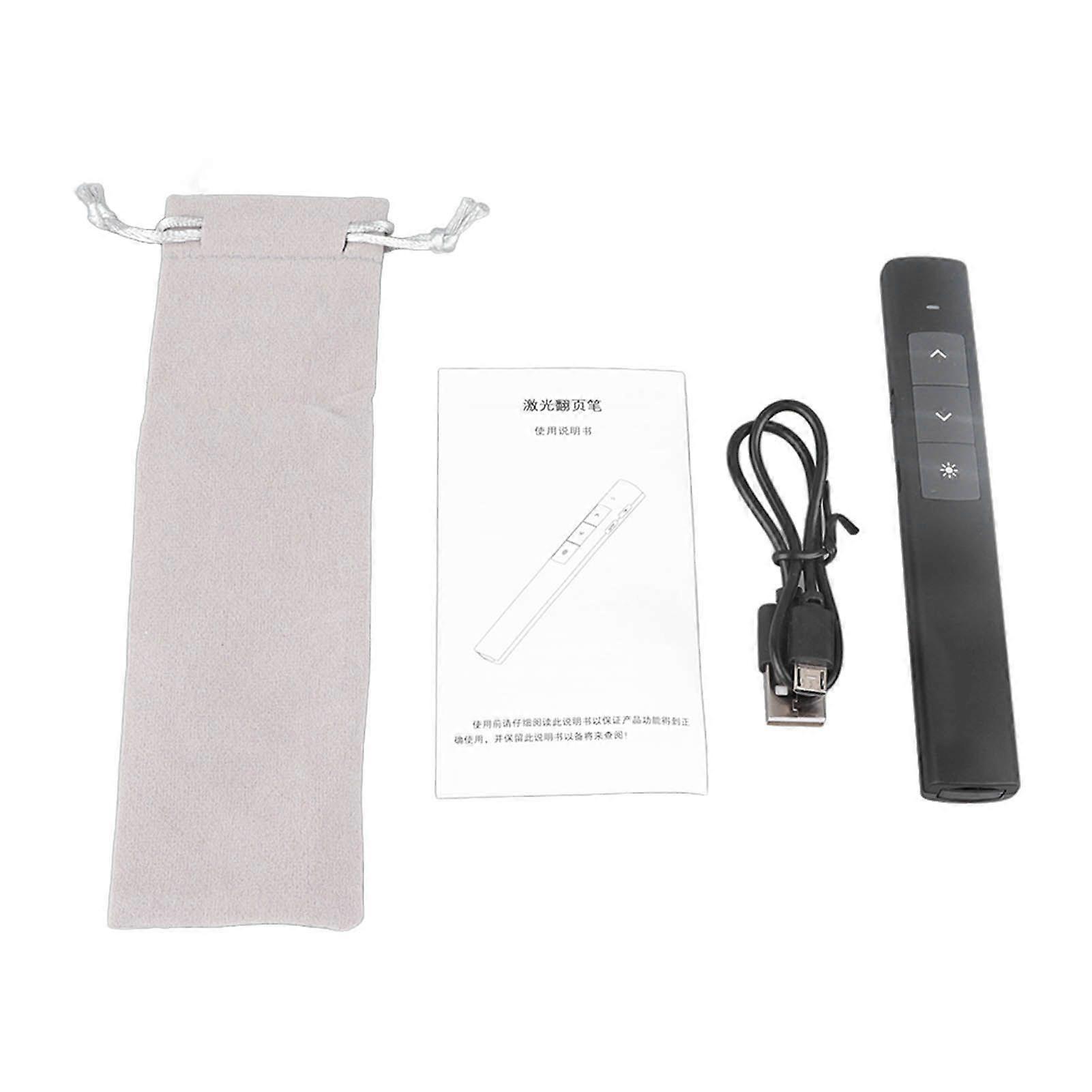 2025 Latest Model  Laser Pointer Black USB Receiver 328ft Control Rechargeable