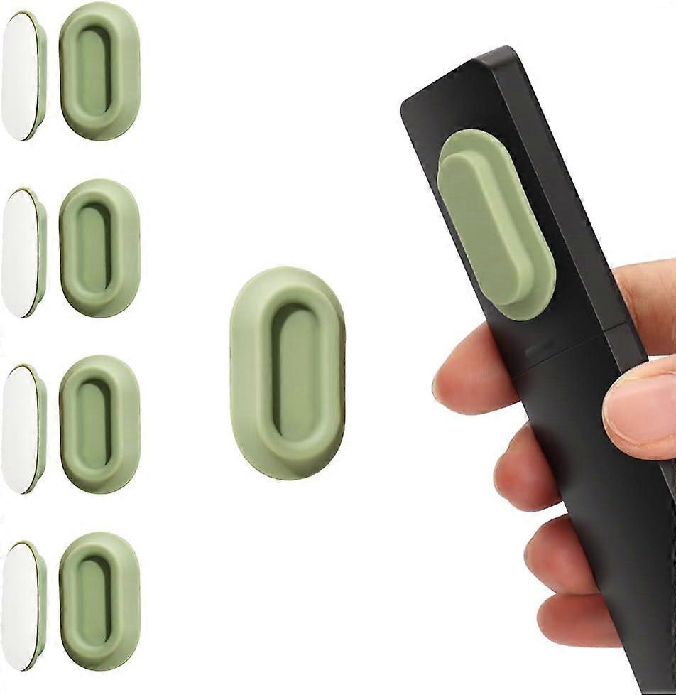 4Pack - Silicone Magnetic Remote Control Holder, Wall Mounted Organize