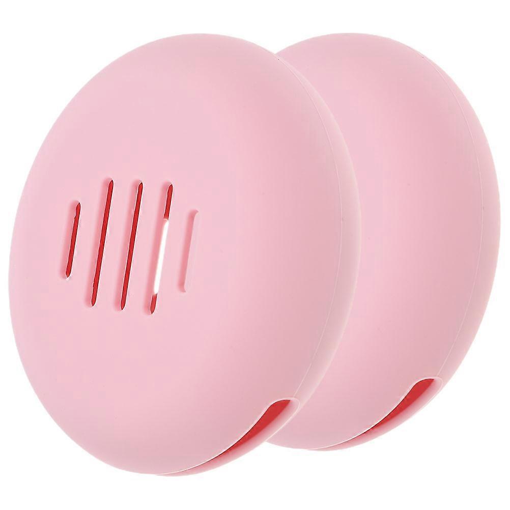 Daily Use Makeup Sponge Holder Pink 2Pcs