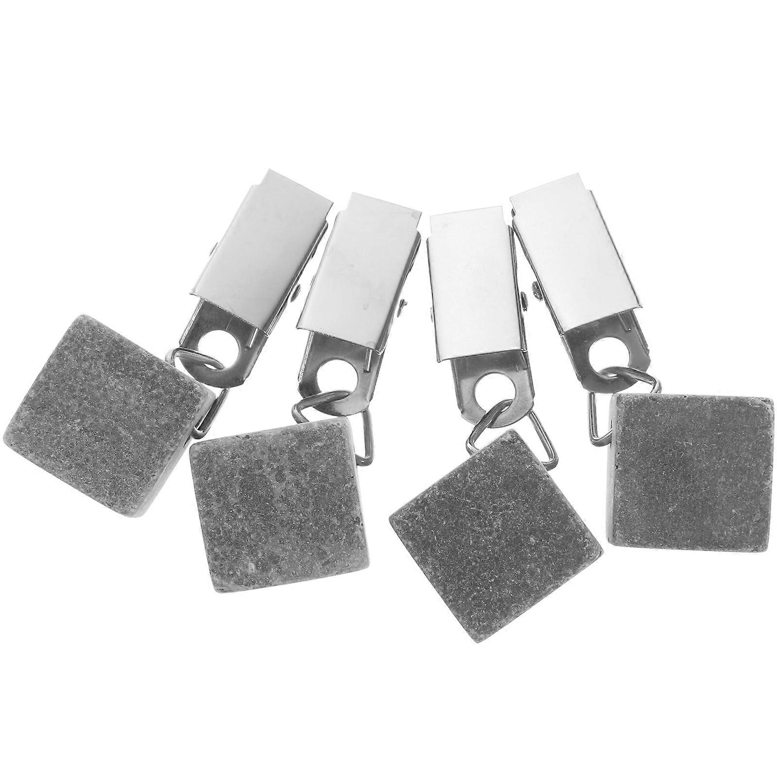 4pcs Tablecloth Weights with Metal Clips – Windproof Holders for Outdoor Dining, Picnic & Patio Use – Secure & Stable Fixation