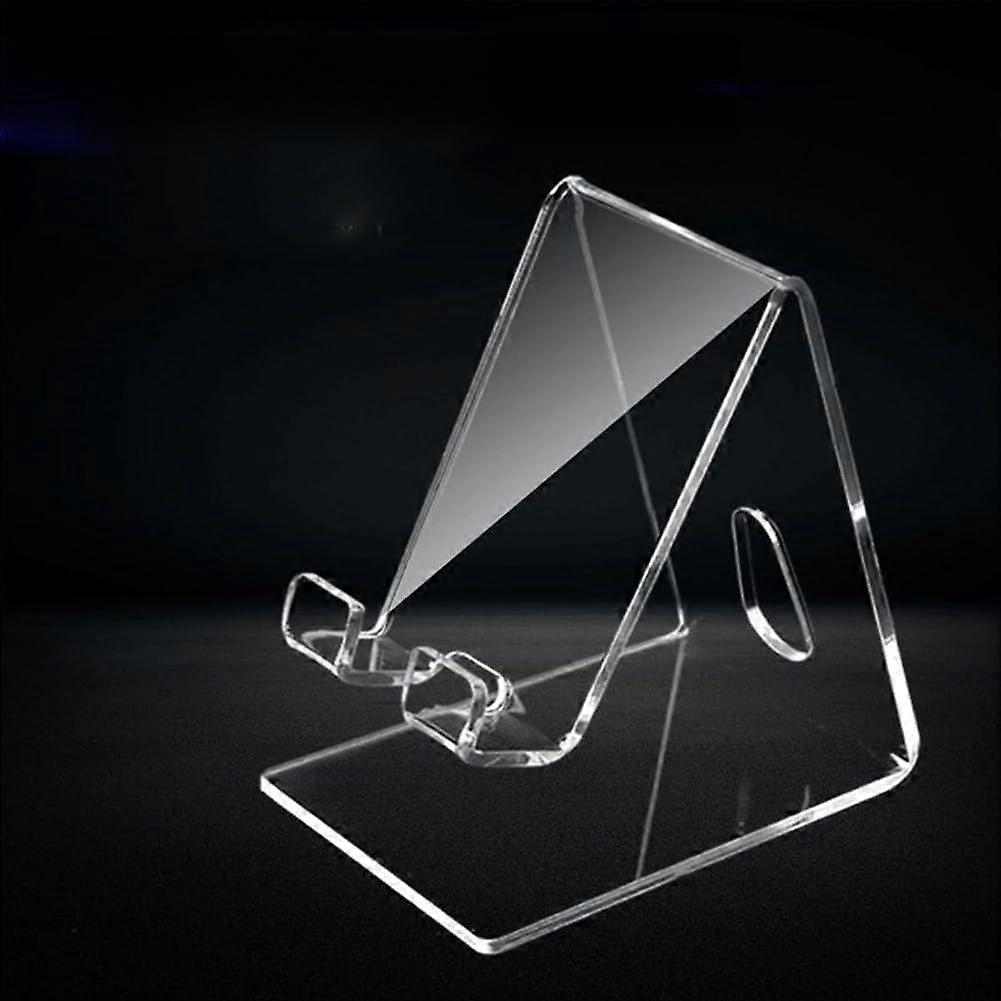 Slim and Modern Acrylic Phone Stand Provides Reliable Protection for Devices (A)