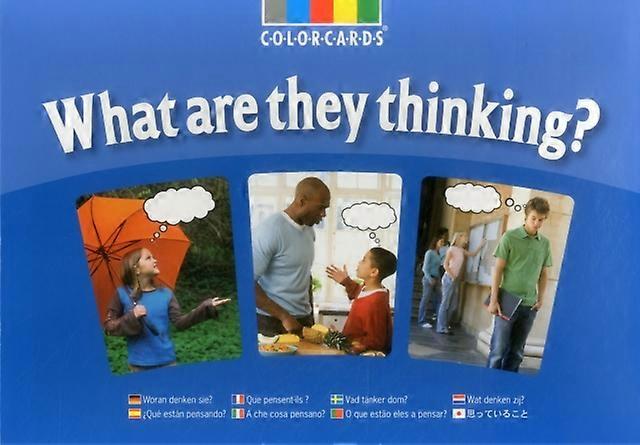 What Are They Thinking Colorcards by Speechmark Cards Book