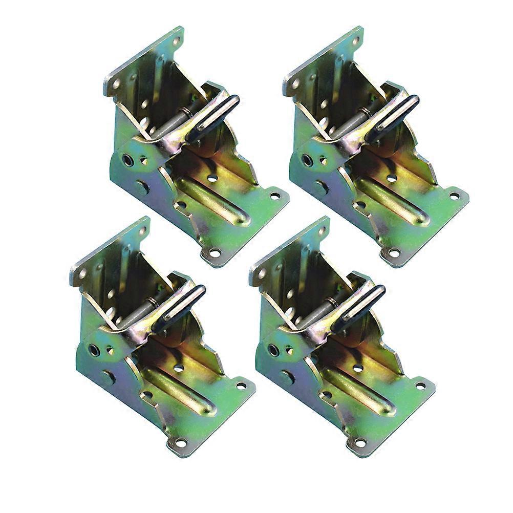 Foldable Support Frame Self-Locking Hinge for Furniture Legs 4Pcs Colorful