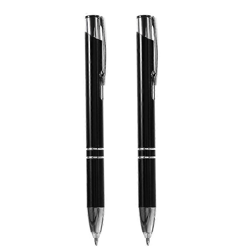 Pen With Lighted Tip Multi-Function Ballpoint Pen For Students Sleek Design Cylindrical Shape 2Pcs