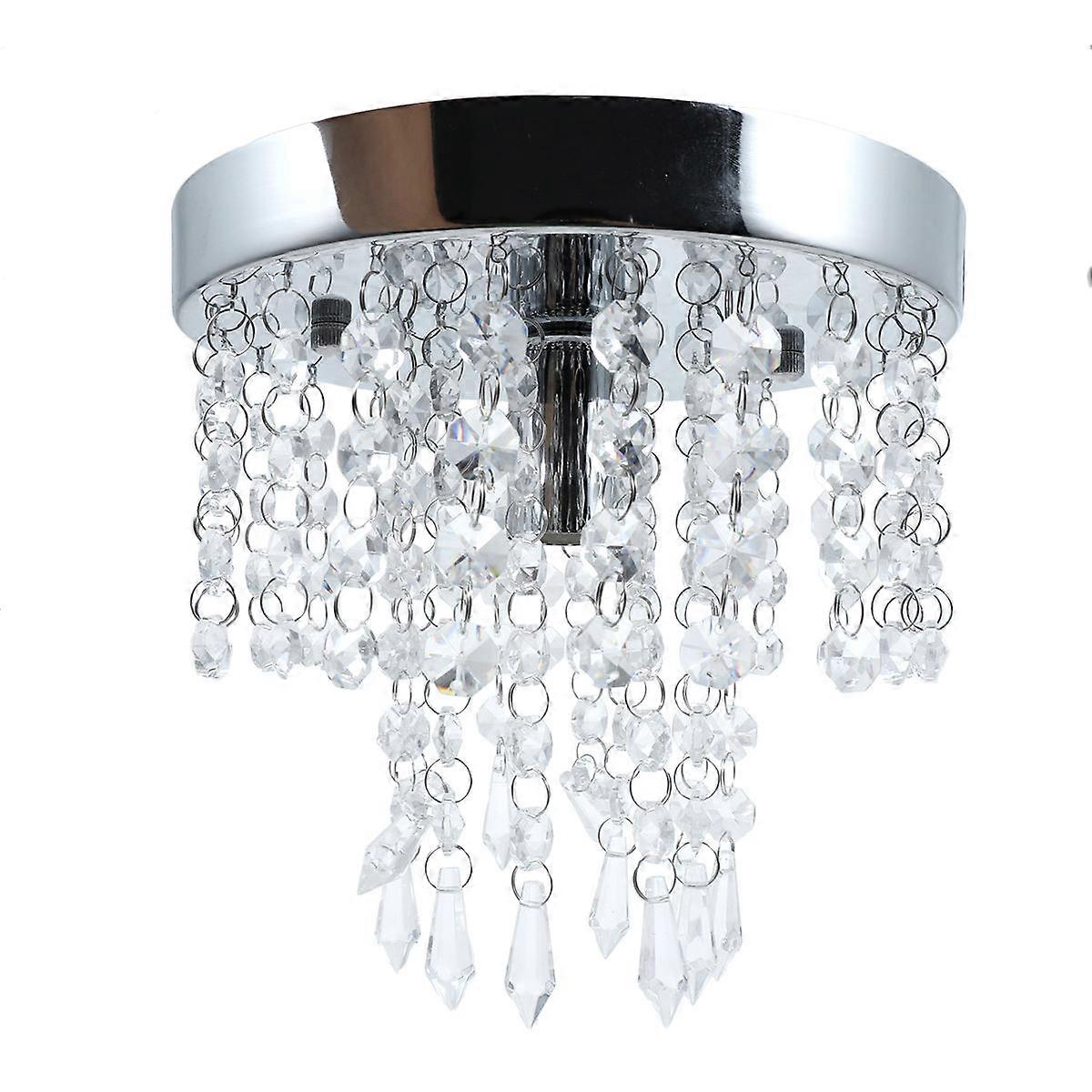Unique Ceiling Light Modern Simplicity Crystal Chandelier For Bedroom And Living Room 20CM Diameter High Color Rendering 1Set