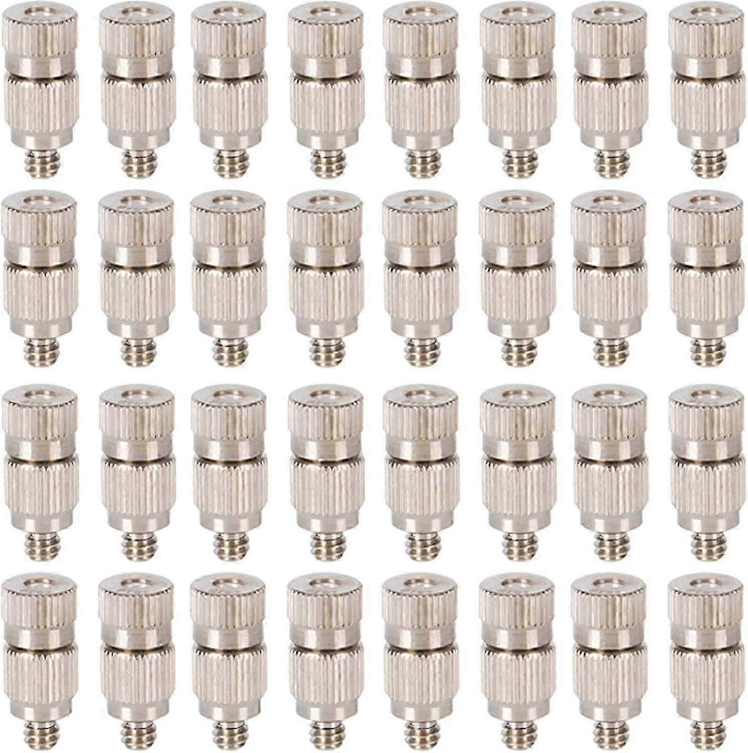 50pcs Misting Nozzle Kit for Cooling System Stainless Steel Mister Nozzles High