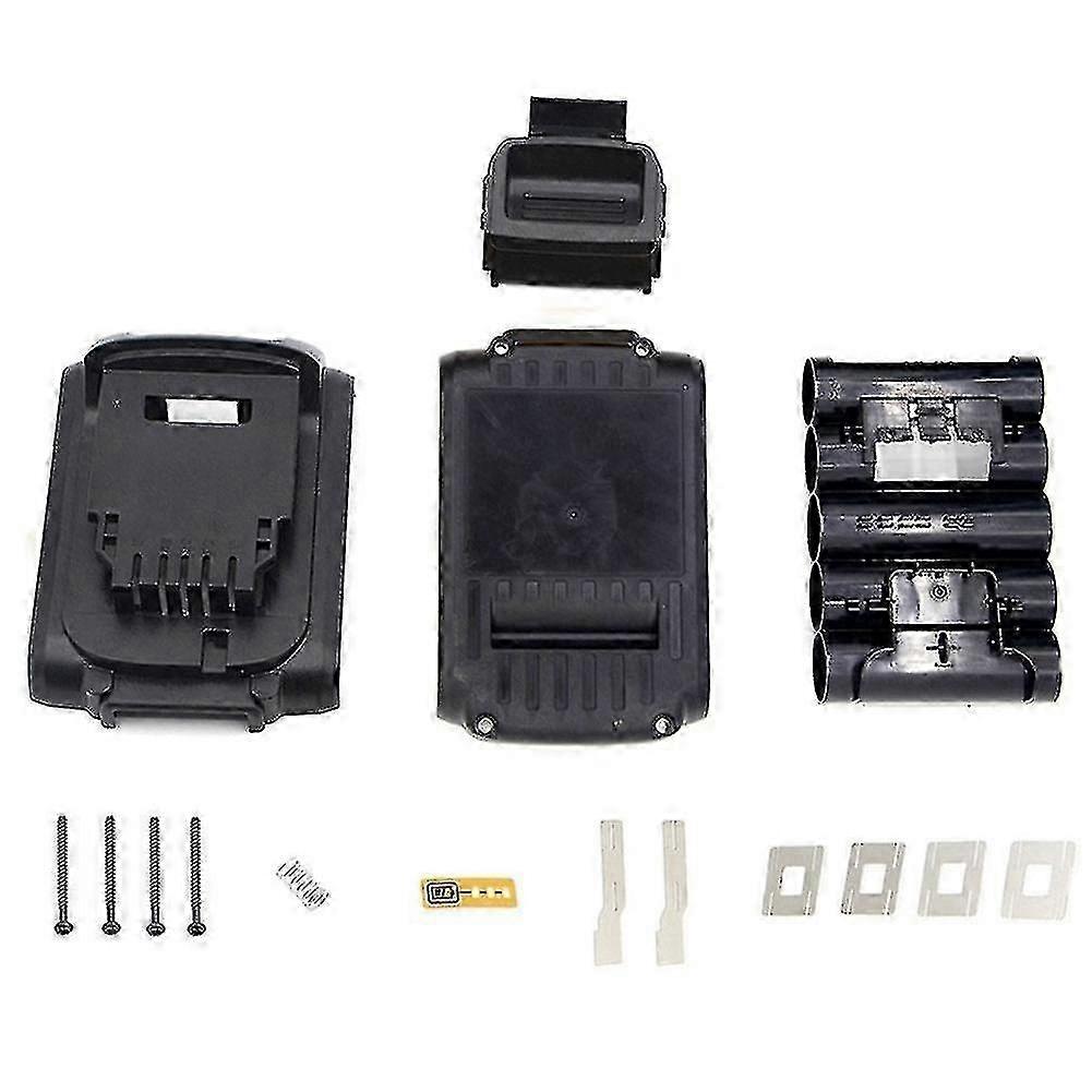 Battery Plastic Case Compatible with DCB201 18V 18650 Lithium-Ion Battery - Durable Storage Solution