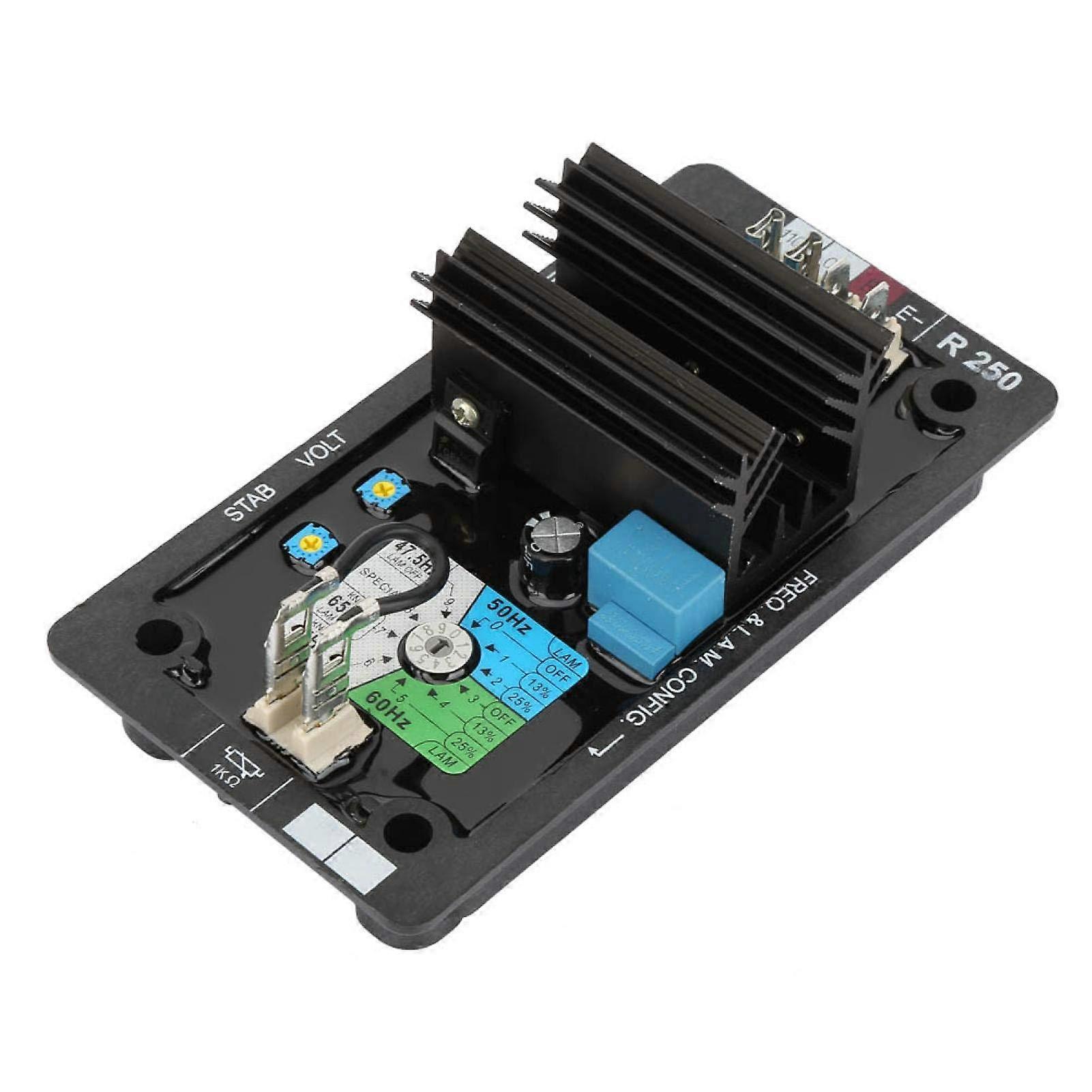 Voltage Regulator R250 AVR Car Voltage Regulator Brushless Generation System Set Accessories