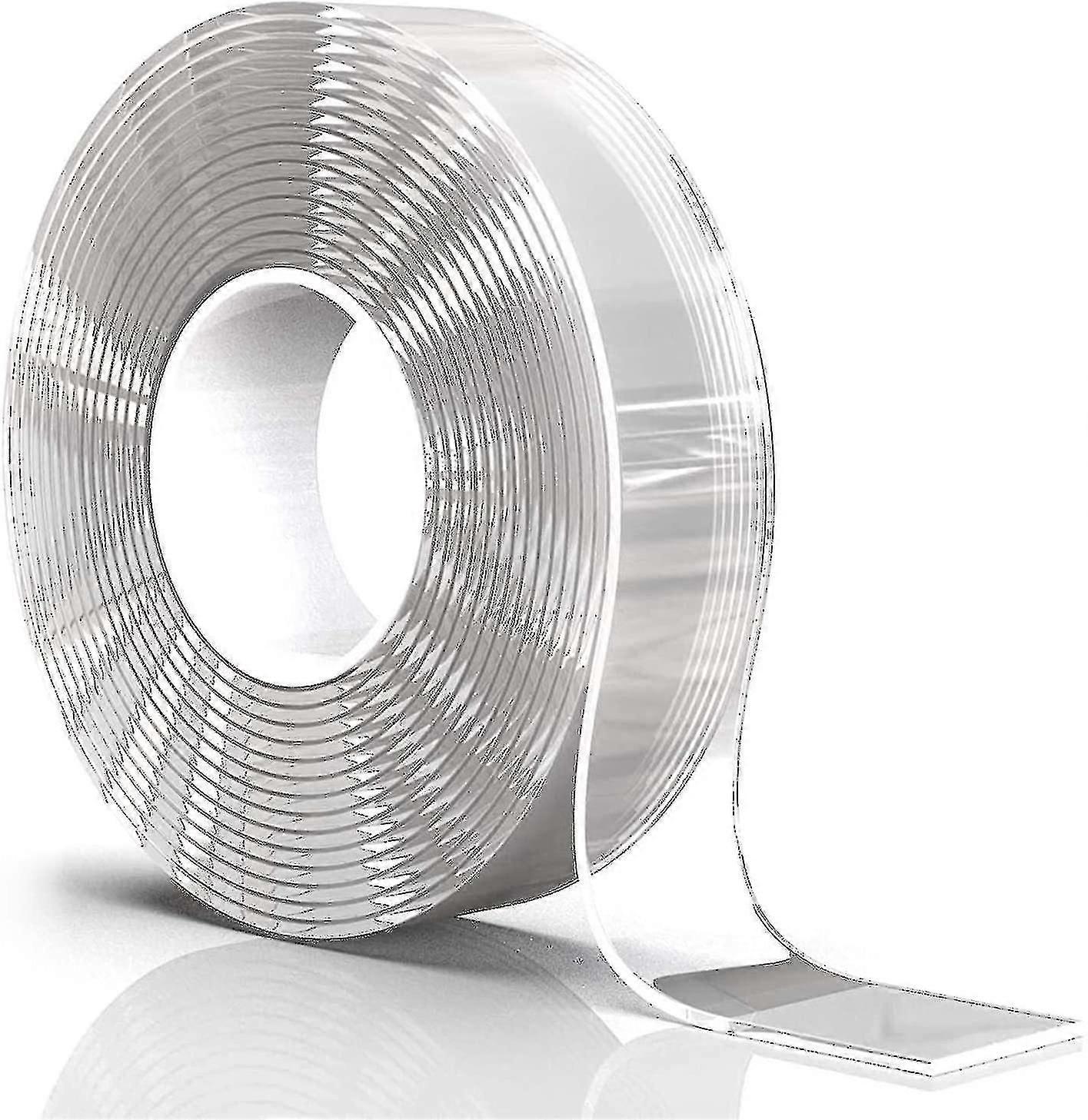2mm * 3cm * 3m doppelseitiges Klebeband Traceless Waschbar Temperaturbeständig