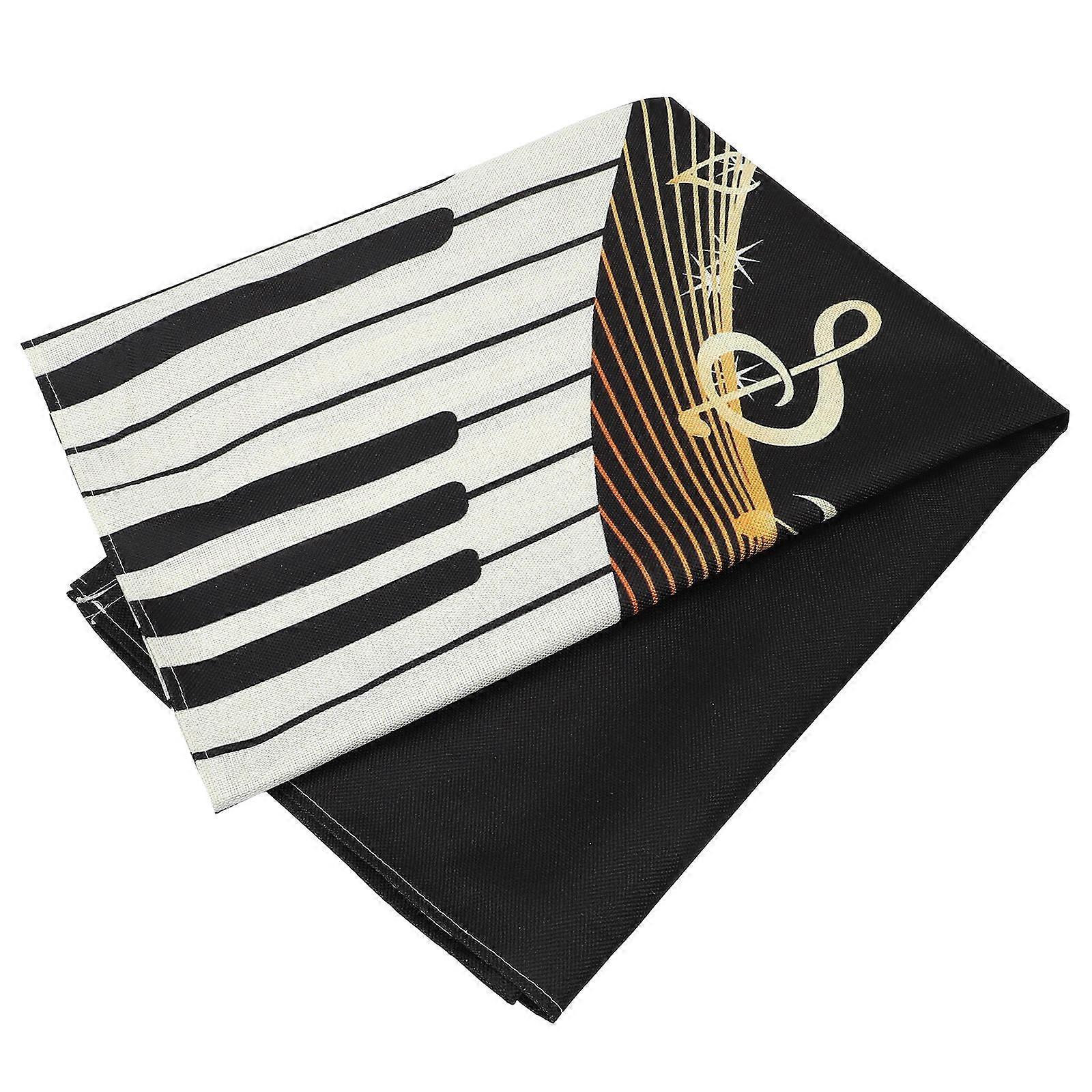 Piano Keyboard Table Cover Decorative Modern Homeowners 140X100X0CM 1Pack