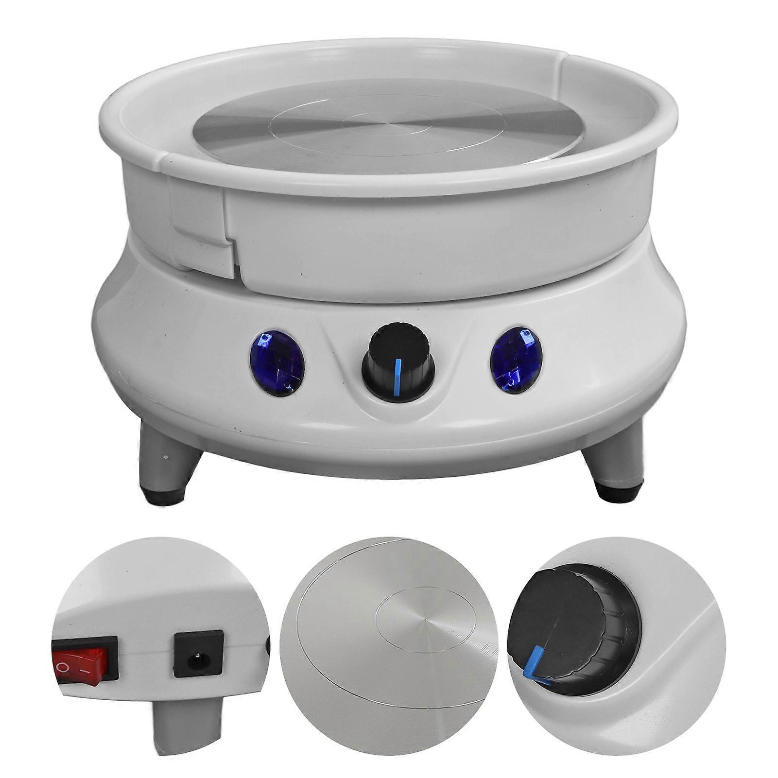 Pottery Wheel 3 Legged Support Humanized Design 15cm Turntable Diameter ABS Alloy Ceramic Machine