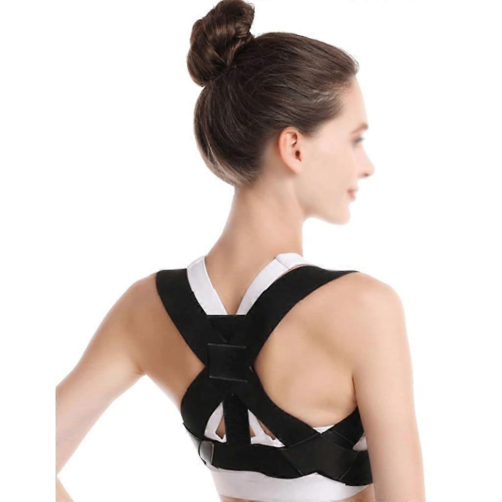 Posture Corrector Brace for Back Support, Invisible Spine Alignment Strap for Women and Adults