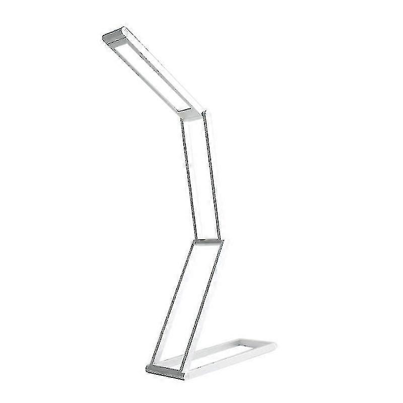 Led Desk Lamp Foldable Dimmable Touch Table Light Folding Led Reading Lights(silver)