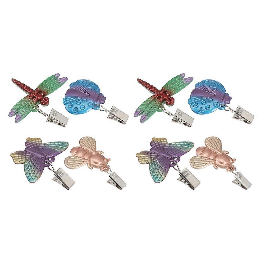 8Pcs Alloy Tablecloth Clips Fixed Tablecloth Pendants Design Tablecloth Weights