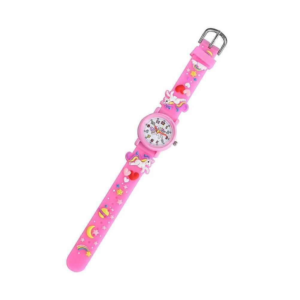 Cartoon Silicone Unicorn Wristwatch for Boys – Durable Quartz Decorative Timepiece for Birthdays and Special Occasions