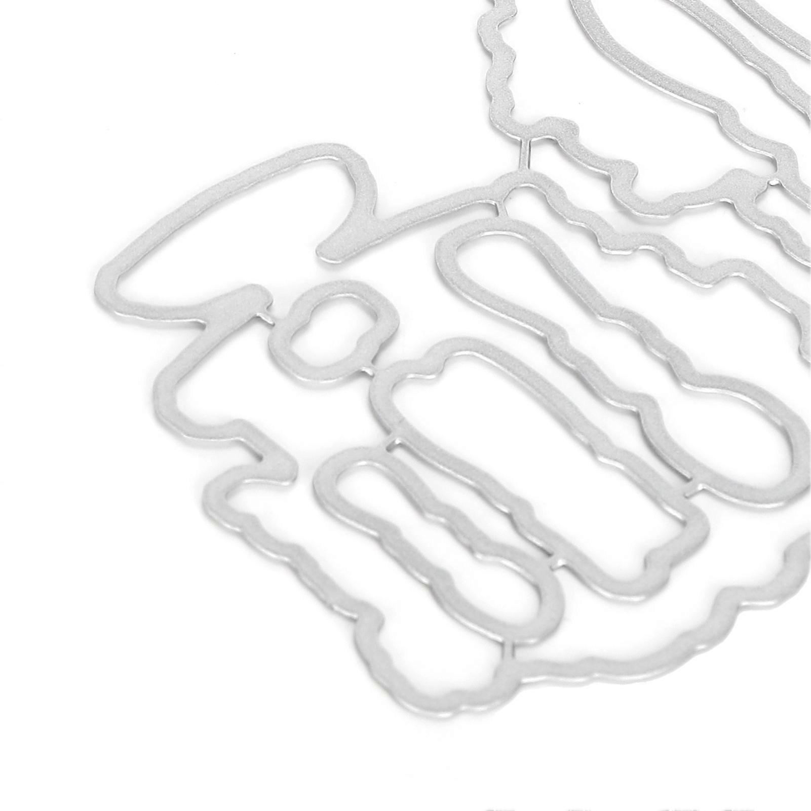 Transparent Stamp TPR Embossed Scrapbook Tableware Pattern Decoration with Knife Mold