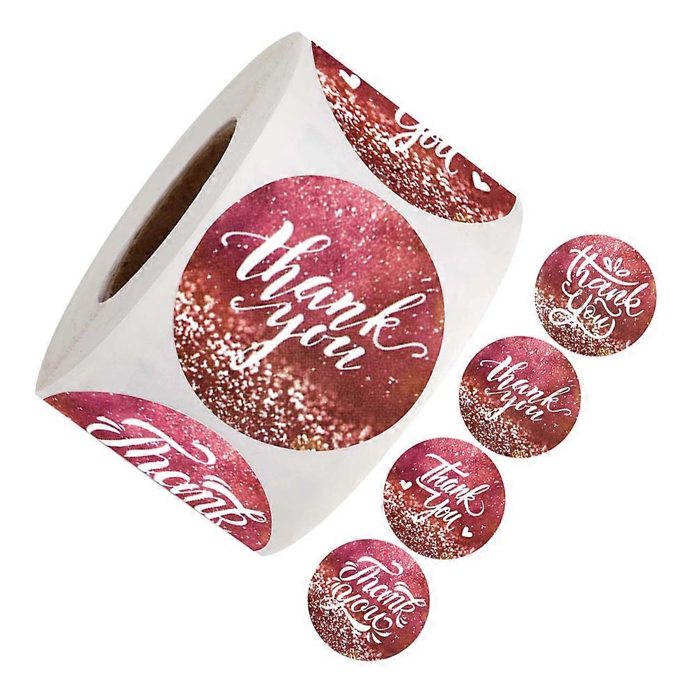 Thank You Stickers, Self Adhesive Decorative Labels for Wrapping, DIY Projects, and Envelope Sealing – Easy Peel, Strong Adhesive