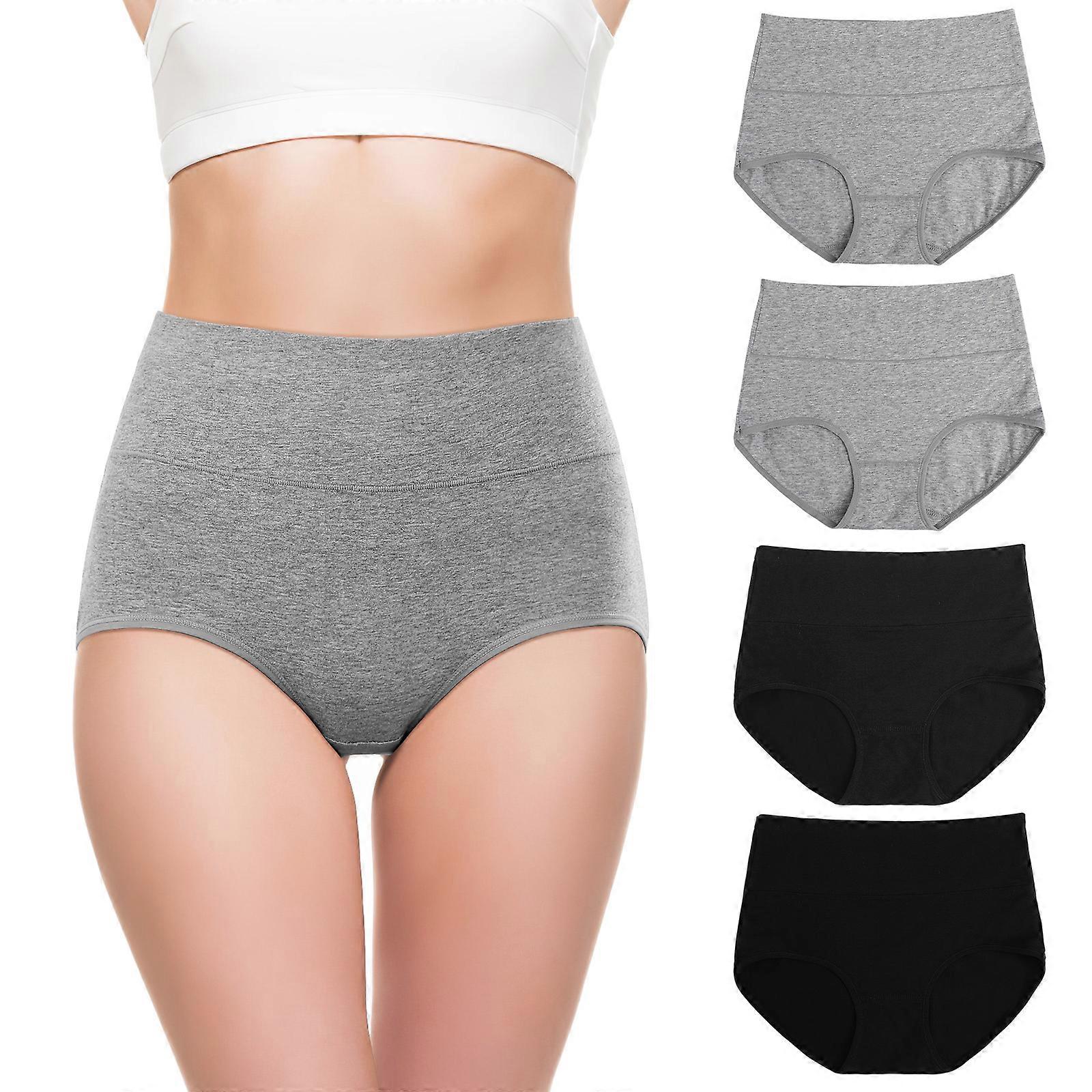 Underpants Women Elastic Underwear for Male 4Pcs Assorted Color Breathable