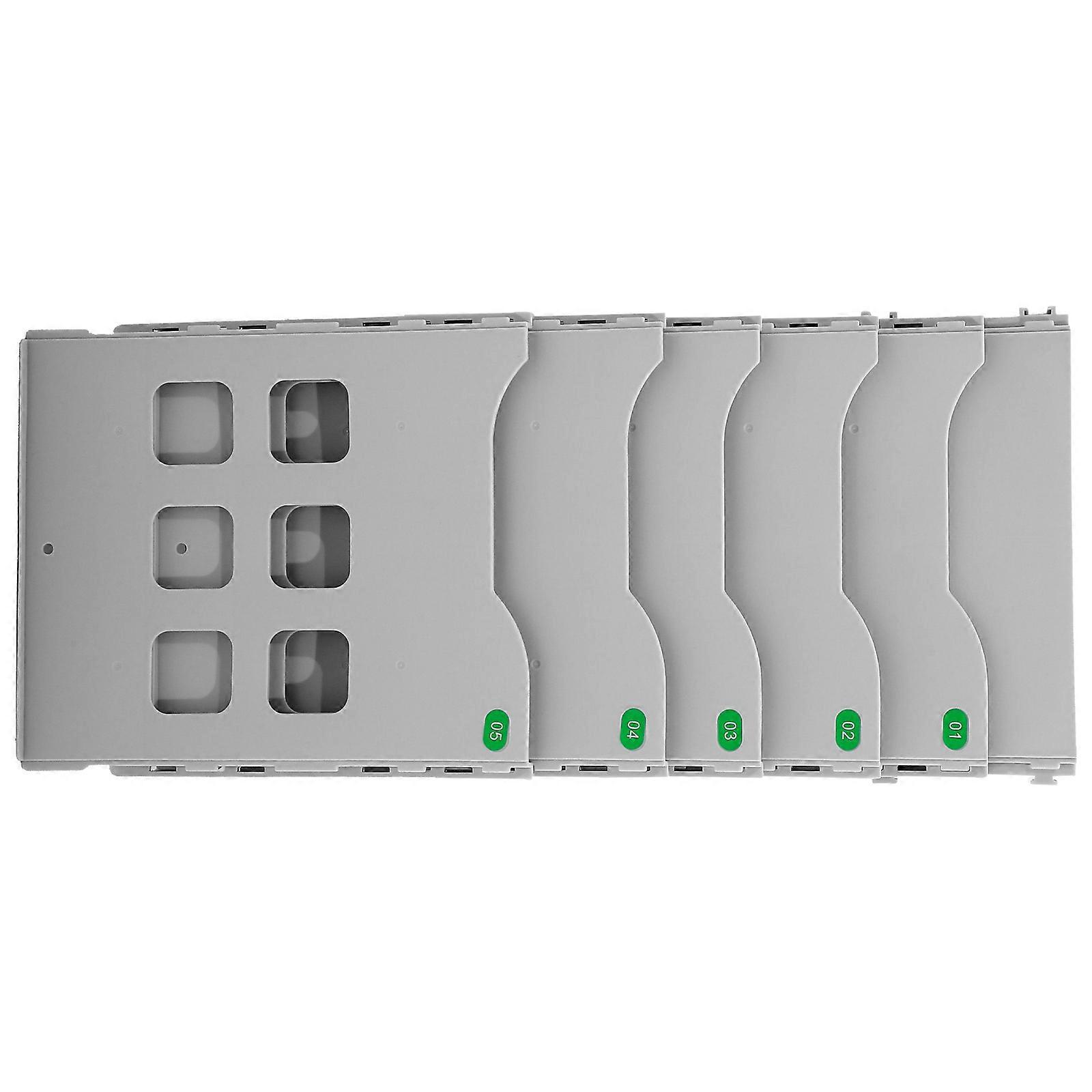 Stylish Silver Document Holder with Slots File Storage Rack for Office Supplies & Desk Organization for Teachers & Students