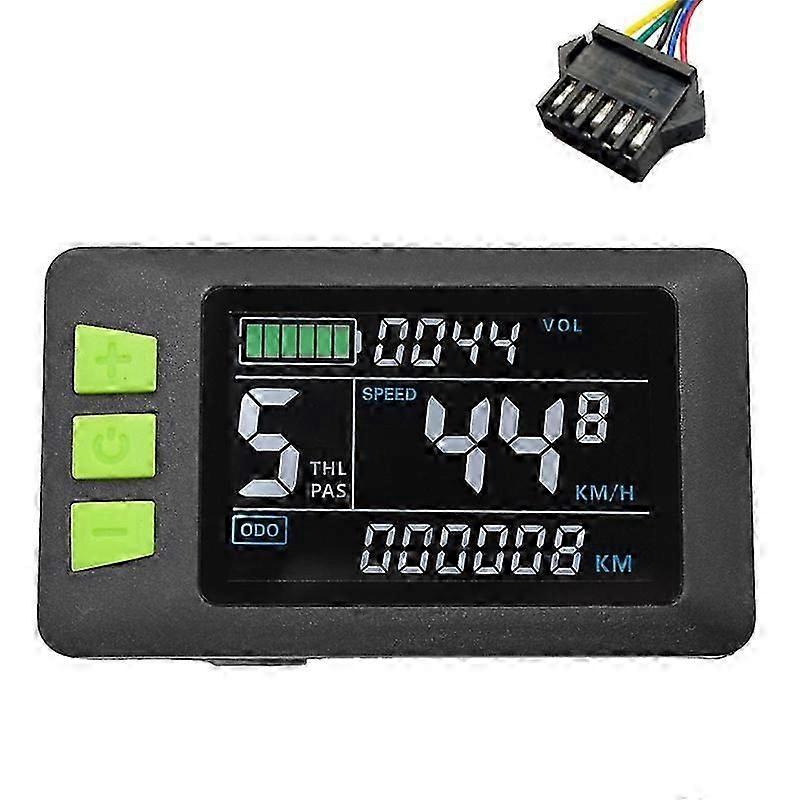 P3C LCD Display Dashboard Meter Colorful Screen 24V-60V Electric Bike Meter for Electric Scooter(SM