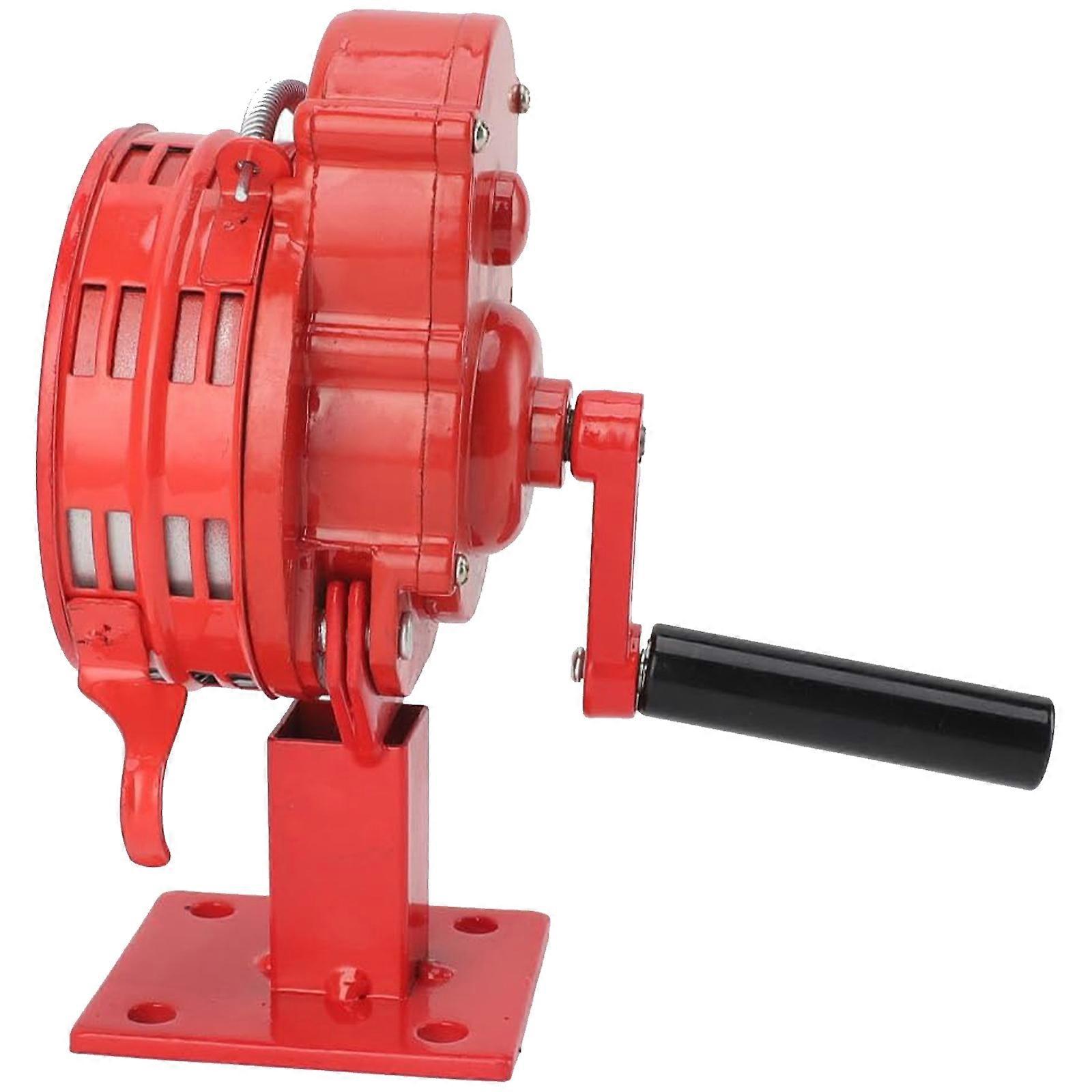 Emergency Alarm Device Hand Crank Siren 110dB Manual Operated Alarm For Personals Security Disaster Multicolor