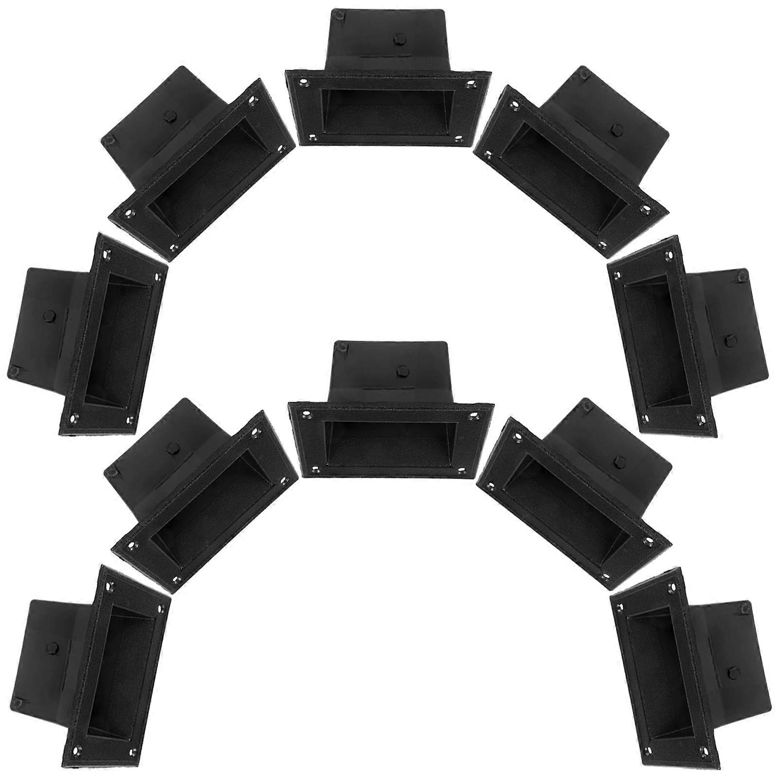 Cabinet Pull Recessed Handle for Speaker Cabinet General Users 13.00X9.50X8.70CM Replacement Handle 10Pcs