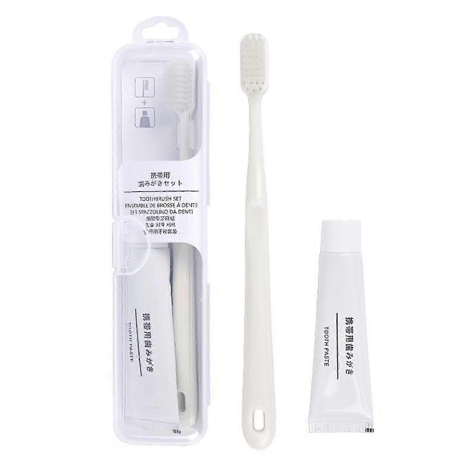 Toothpaste/Toothbrush Combo, Compact Convenient Travel Toothbrush Toothpaste Kit, Bathroom Accessories