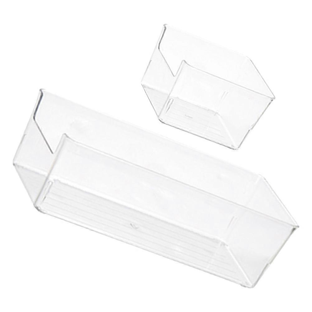 Transparent Acrylic Storage Boxes for Drawer Organization 2pcs Strong and Design